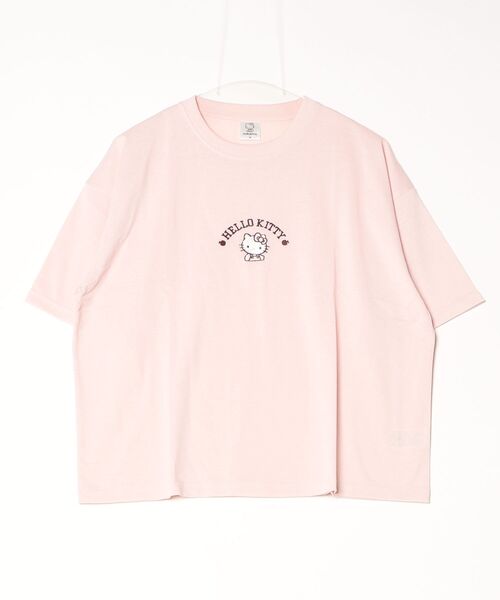 sanrio(サンリオ)の「【SANRIO/サンリオ】キャラクタープリント 半袖WIDEシルエットTシャツ(HELLO KITTY/ハローキティ)(Tシャツ/カットソー・レディース・オフホワイト/ブラック/ライトピンク/ネイビー・MEDIUM/LARGE)」の14枚目の写真
