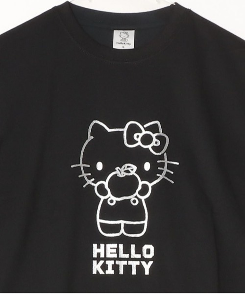 sanrio(サンリオ)の「【SANRIO/サンリオ】キャラクタープリント 半袖WIDEシルエットTシャツ(HELLO KITTY/ハローキティ)(Tシャツ/カットソー・レディース・オフホワイト/ブラック/ライトピンク/ネイビー・MEDIUM/LARGE)」の9枚目の写真