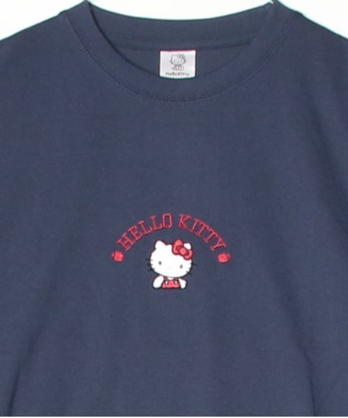 sanrio(サンリオ)の「【SANRIO/サンリオ】キャラクタープリント 半袖WIDEシルエットTシャツ(HELLO KITTY/ハローキティ)(Tシャツ/カットソー・レディース・オフホワイト/ブラック/ライトピンク/ネイビー・MEDIUM/LARGE)」の11枚目の写真