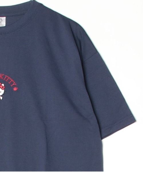 sanrio(サンリオ)の「【SANRIO/サンリオ】キャラクタープリント 半袖WIDEシルエットTシャツ(HELLO KITTY/ハローキティ)(Tシャツ/カットソー・レディース・オフホワイト/ブラック/ライトピンク/ネイビー・MEDIUM/LARGE)」の12枚目の写真