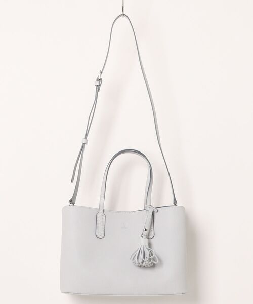 U by Ungaro(ユーバイウンガロ)の「U by ungaro(ユーバイウンガロ) メロディ 2WAYハンド(ハンドバッグ・レディース・グレー/オフホワイト/ブラック・FREE)」の2枚目の写真