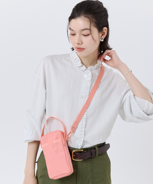 LeSportsac(レスポートサック)の「MINI PHONE CROSSBODY コーラルパンチ(ショルダーバッグ・レディース・ピンク・FREE)」の1枚目の写真