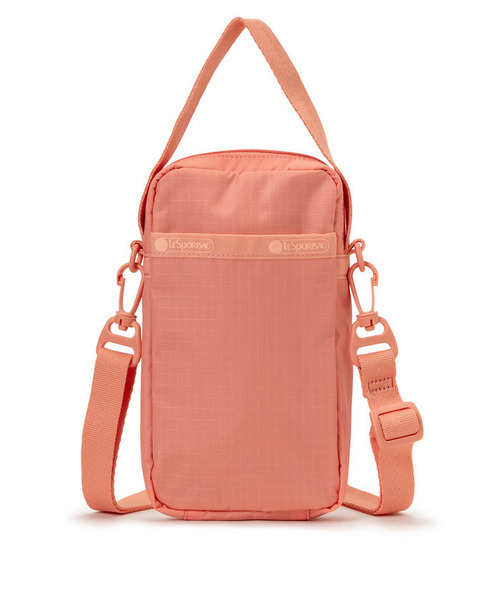 LeSportsac(レスポートサック)の「MINI PHONE CROSSBODY コーラルパンチ(ショルダーバッグ・レディース・ピンク・FREE)」の5枚目の写真
