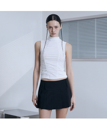VOONT（ブント）の「Shirring High Neck Sleeveless (IVORY)（Tシャツ/カットソー）」
