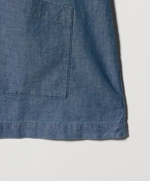 FILL THE BILL（フィルザビル）の「【別注】＜FILL THE BILL＞CHAMBRAY OPENCOLLAR SHIRT/オープンカラーシャツ（シャツ/ブラウス・メンズ・ネイビー/ブラック・2/1）」の15枚目の写真