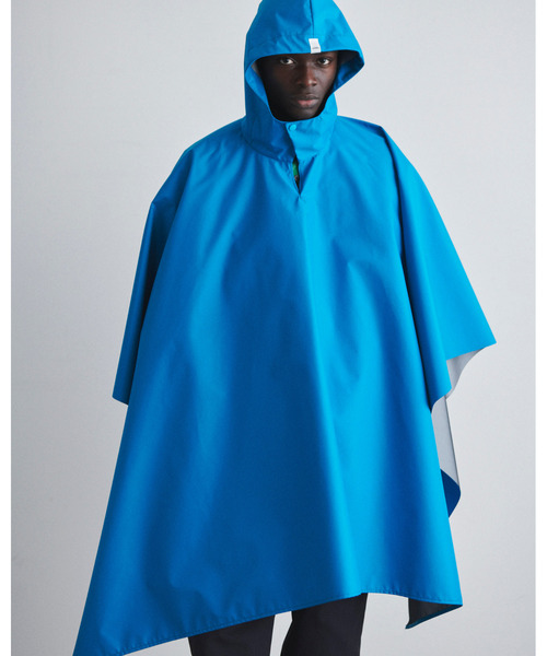 yoshiokubo(ヨシオクボ)の「yoshiokubo ヨシオクボ / PONCHO 防水ポンチョ レインコート / YES23903(ポンチョ・メンズ・ブラック/カーキ/ターコイズブルー・FREE)」の16枚目の写真