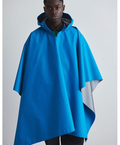 yoshiokubo(ヨシオクボ)の「yoshiokubo ヨシオクボ / PONCHO 防水ポンチョ レインコート / YES23903(ポンチョ・メンズ・ブラック/カーキ/ターコイズブルー・FREE)」の18枚目の写真