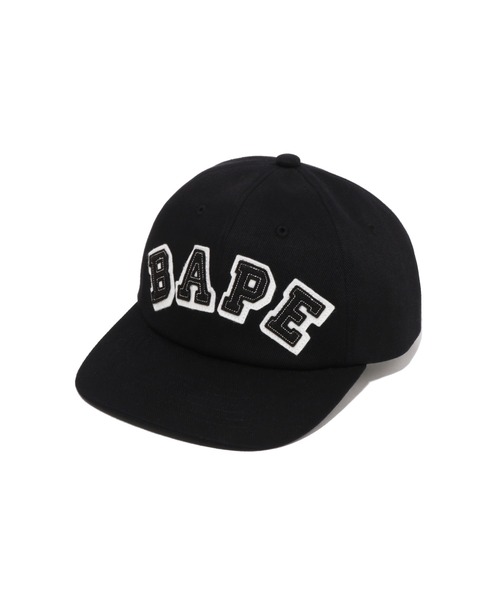 A BATHING APE(アベイシングエイプ)の「BAPE PATCHED PANEL CAP(キャップ・メンズ・グリーン/ブラック/サックスブルー・FREE)」の1枚目の写真