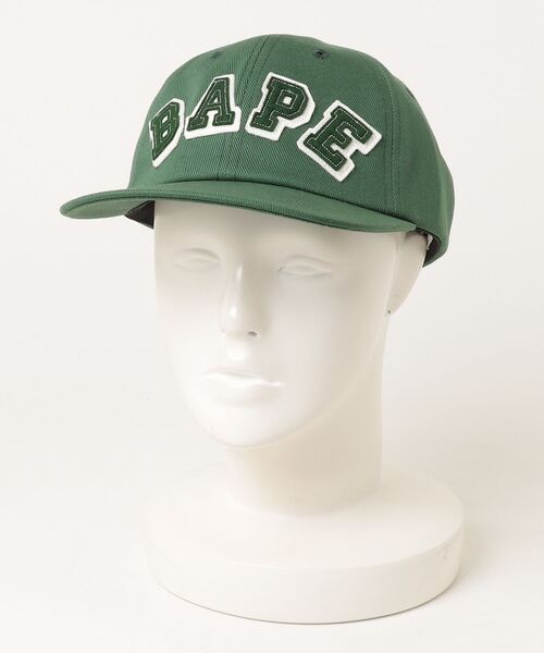 A BATHING APE(アベイシングエイプ)の「BAPE PATCHED PANEL CAP(キャップ・メンズ・グリーン/ブラック/サックスブルー・FREE)」の14枚目の写真
