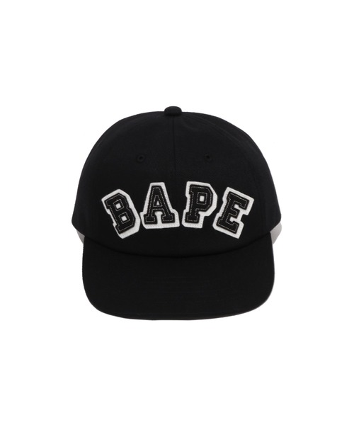 A BATHING APE(アベイシングエイプ)の「BAPE PATCHED PANEL CAP(キャップ・メンズ・グリーン/ブラック/サックスブルー・FREE)」の4枚目の写真