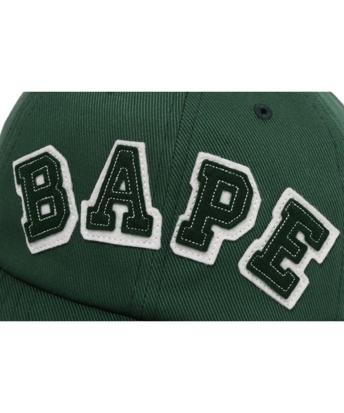 A BATHING APE(アベイシングエイプ)の「BAPE PATCHED PANEL CAP(キャップ・メンズ・グリーン/ブラック/サックスブルー・FREE)」の11枚目の写真