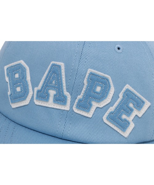 A BATHING APE(アベイシングエイプ)の「BAPE PATCHED PANEL CAP(キャップ・メンズ・グリーン/ブラック/サックスブルー・FREE)」の12枚目の写真