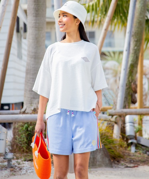 Kahiko(カヒコ)の「【Kahiko】SURF&Palms ビーチリーTシャツ(Tシャツ/カットソー・レディース・ホワイト/ブラック/ベージュ/グリーン・FREE)」の13枚目の写真