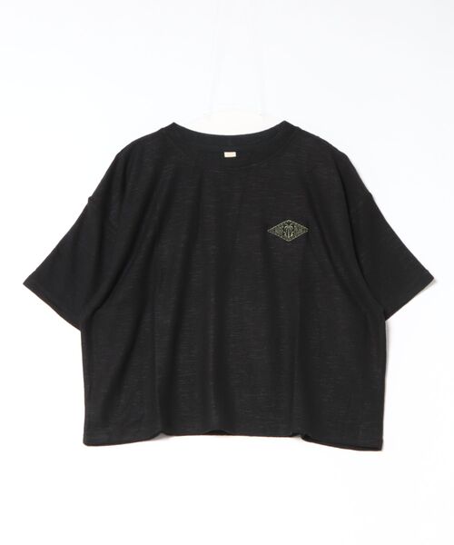 Kahiko(カヒコ)の「【Kahiko】SURF&Palms ビーチリーTシャツ(Tシャツ/カットソー・レディース・ホワイト/ブラック/ベージュ/グリーン・FREE)」の5枚目の写真