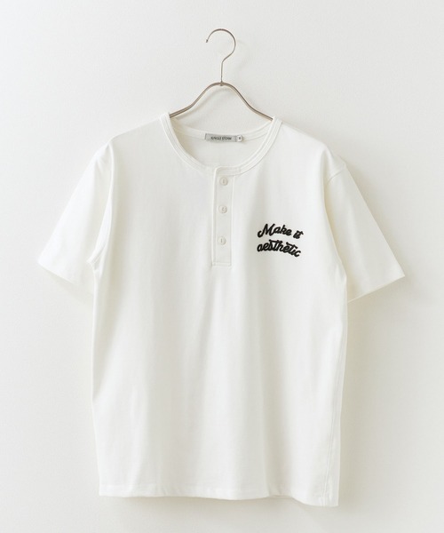 ROOPTOKYO(ループトウキョウ)の「ドライコットンヘンリーネックT 吸水速乾 2026年春夏(Tシャツ/カットソー・メンズ・ホワイト/ブラック/チャコールグレー・M/L)」の4枚目の写真