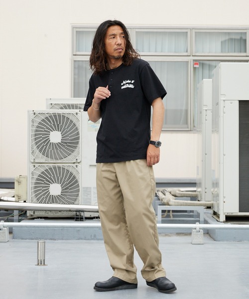 ROOPTOKYO(ループトウキョウ)の「ドライコットンヘンリーネックT 吸水速乾 2026年春夏(Tシャツ/カットソー・メンズ・ホワイト/ブラック/チャコールグレー・M/L)」の18枚目の写真