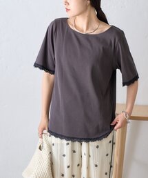 CIAOPANIC TYPY | 袖裾レースリブTee(Tシャツ/カットソー)
