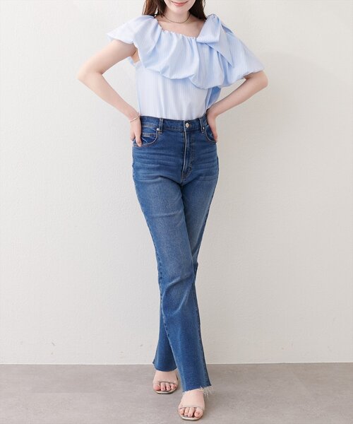 natural couture（ナチュラルクチュール）の「〈mizukoto〉マルチWAYオフショルバルーンTOPS（シャツ/ブラウス・レディース・ラベンダー/その他1/オフホワイト/ブラック/ネイビー・FREE）」の9枚目の写真