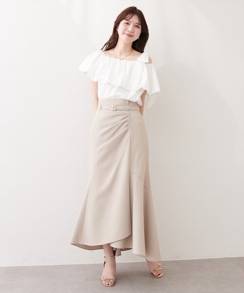 natural couture（ナチュラルクチュール）の「〈mizukoto〉マルチWAYオフショルバルーンTOPS（シャツ/ブラウス・レディース・ラベンダー/その他1/オフホワイト/ブラック/ネイビー・FREE）」の14枚目の写真