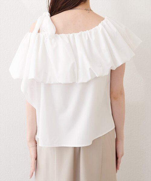 natural couture（ナチュラルクチュール）の「〈mizukoto〉マルチWAYオフショルバルーンTOPS（シャツ/ブラウス・レディース・ラベンダー/その他1/オフホワイト/ブラック/ネイビー・FREE）」の17枚目の写真
