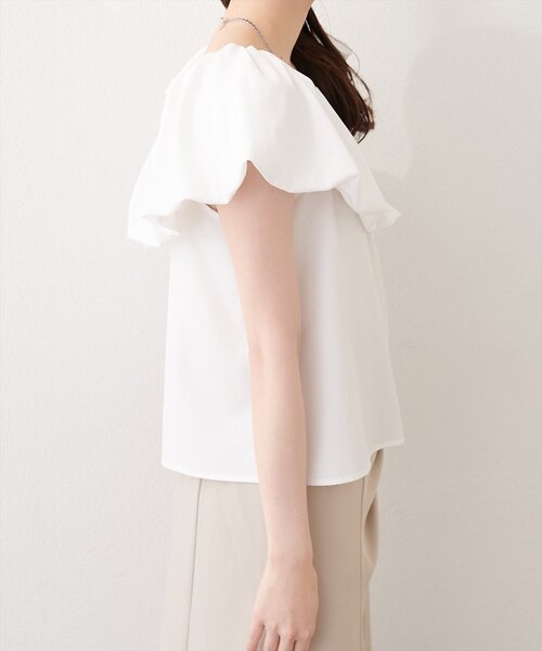natural couture（ナチュラルクチュール）の「〈mizukoto〉マルチWAYオフショルバルーンTOPS（シャツ/ブラウス・レディース・ラベンダー/その他1/オフホワイト/ブラック/ネイビー・FREE）」の18枚目の写真