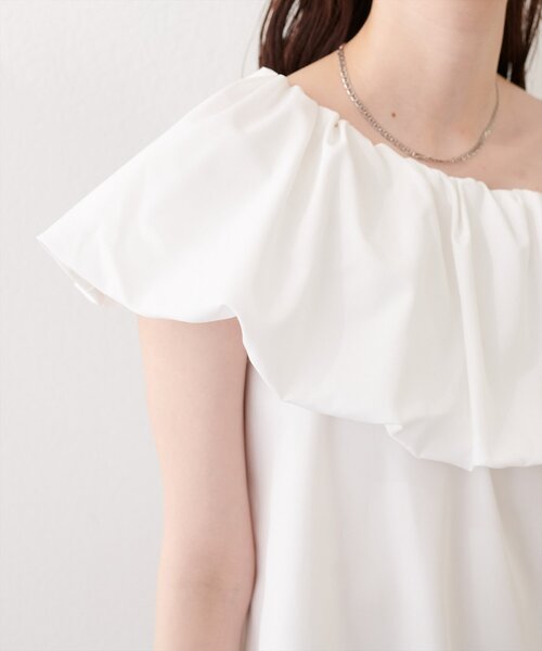 natural couture（ナチュラルクチュール）の「〈mizukoto〉マルチWAYオフショルバルーンTOPS（シャツ/ブラウス・レディース・ラベンダー/その他1/オフホワイト/ブラック/ネイビー・FREE）」の20枚目の写真