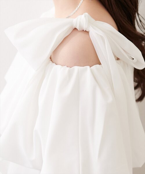 natural couture（ナチュラルクチュール）の「〈mizukoto〉マルチWAYオフショルバルーンTOPS（シャツ/ブラウス・レディース・ラベンダー/その他1/オフホワイト/ブラック/ネイビー・FREE）」の21枚目の写真