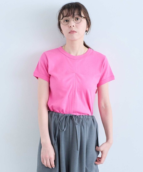 I am I in fact...（アイアムアイインファクト）の「CHAMOMILE TEE（Tシャツ/カットソー・レディース・ブラック/ピンク/ブルー/ホワイト・FREE）」の4枚目の写真