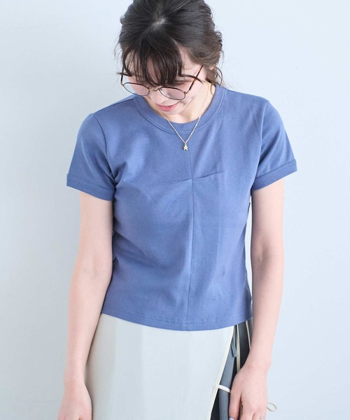 I am I in fact...（アイアムアイインファクト）の「CHAMOMILE TEE（Tシャツ/カットソー・レディース・ブラック/ピンク/ブルー/ホワイト・FREE）」の13枚目の写真