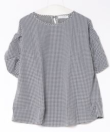 【5色展開】パフスリーブバックリボンブラウス