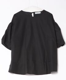 【5色展開】パフスリーブバックリボンブラウス