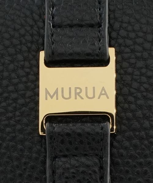 MURUA(ムルーア)の「MURUA(ムルーア)2WAYハンドバッグ MR-B1446 ロゴプレート(トートバッグ・レディース・ブラウン/ブラック/アイボリー・FREE)」の15枚目の写真