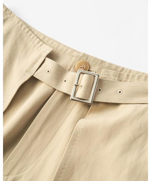 DoCLASSE（ ドゥクラッセ）の「コットンギャバジン・レイヤードパンツ（その他パンツ・レディース・ベージュ/ダークネイビー/オリーブ・11/13/9/7）」の4枚目の写真