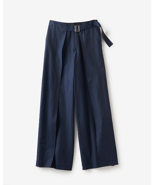 DoCLASSE（ ドゥクラッセ）の「コットンギャバジン・レイヤードパンツ（その他パンツ・レディース・ベージュ/ダークネイビー/オリーブ・11/13/9/7）」の9枚目の写真