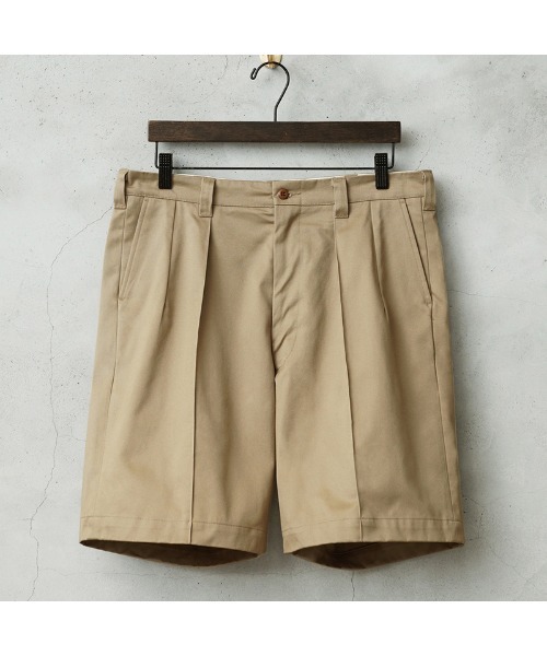 WAIPER.inc(ワイパーインク)の「WAIPER.inc 米軍 50's UNIFORM TWILL SHADE No.1 チノショーツ【WP1183】(チノパンツ・メンズ・ベージュ系その他/ブラック/オリーブ・32/36/30/38)」の2枚目の写真