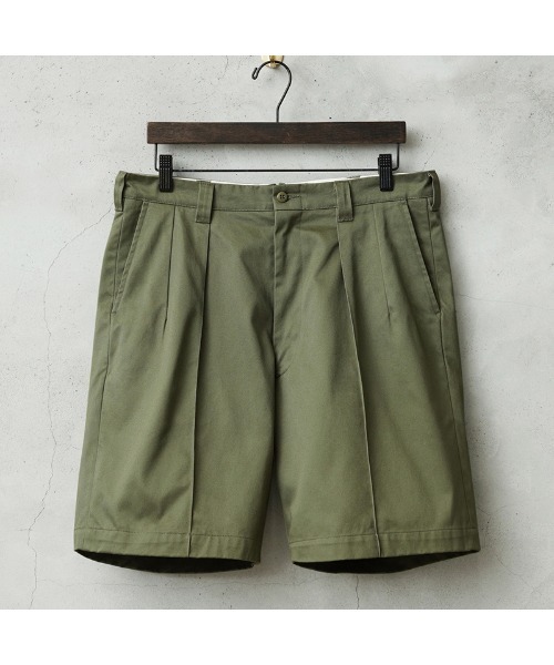 WAIPER.inc(ワイパーインク)の「WAIPER.inc 米軍 50's UNIFORM TWILL SHADE No.1 チノショーツ【WP1183】(チノパンツ・メンズ・ベージュ系その他/ブラック/オリーブ・32/36/30/38)」の3枚目の写真