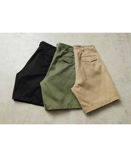 WAIPER.inc(ワイパーインク)の「WAIPER.inc 米軍 50's UNIFORM TWILL SHADE No.1 チノショーツ【WP1183】(チノパンツ・メンズ・ベージュ系その他/ブラック/オリーブ・32/36/30/38)」の8枚目の写真