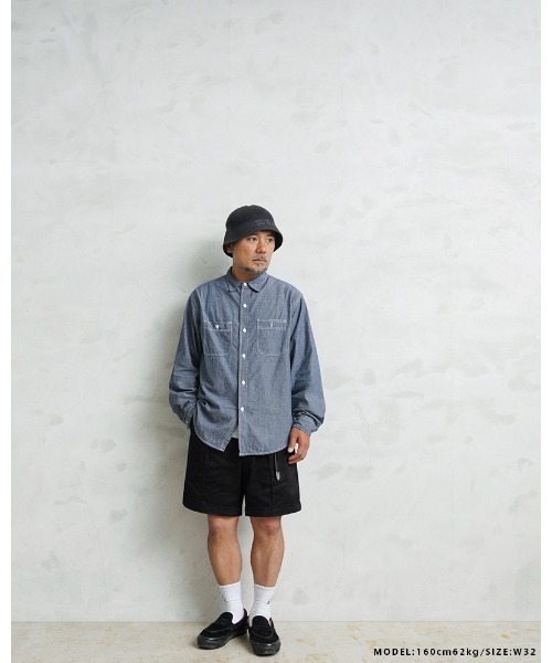 WAIPER.inc(ワイパーインク)の「WAIPER.inc 米軍 50's UNIFORM TWILL SHADE No.1 チノショーツ【WP1183】(チノパンツ・メンズ・ベージュ系その他/ブラック/オリーブ・32/36/30/38)」の9枚目の写真