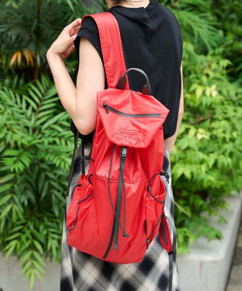 OUTDOOR PRODUCTS(アウトドアプロダクツ)の「追加5 PACKABLE BACKPACK(バックパック/リュック・レディース・ブラック/レッド/ライトグレー・FREE)」の19枚目の写真