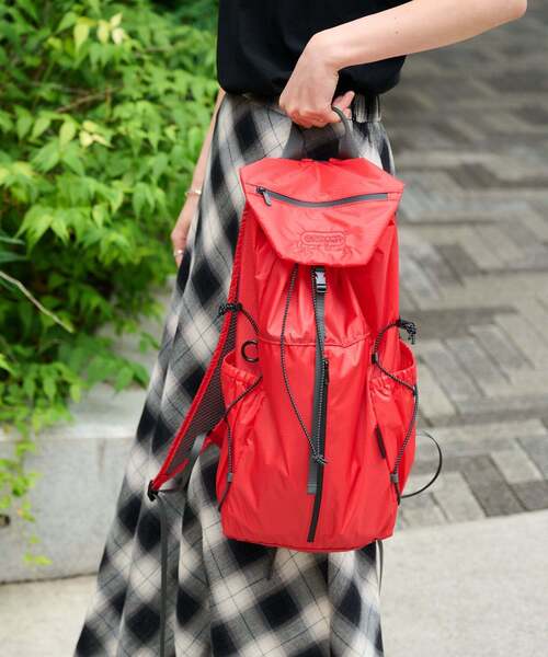 OUTDOOR PRODUCTS(アウトドアプロダクツ)の「追加5 PACKABLE BACKPACK(バックパック/リュック・レディース・ブラック/レッド/ライトグレー・FREE)」の21枚目の写真