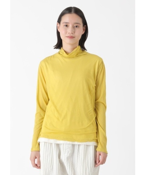 Plantation(プランテーション)の「エジプトコットン / (O)(Tシャツ/カットソー・レディース・イエロー・M size)」の1枚目の写真
