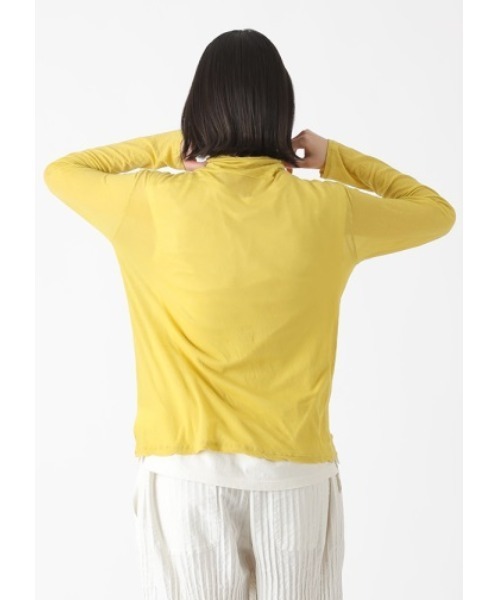 Plantation(プランテーション)の「エジプトコットン / (O)(Tシャツ/カットソー・レディース・イエロー・M size)」の4枚目の写真