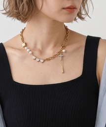 colleca la（コレカラ）の「[stainless]ステンレス・マルチチャームネックレス〈金属アレルギー対応〉（ネックレス）」