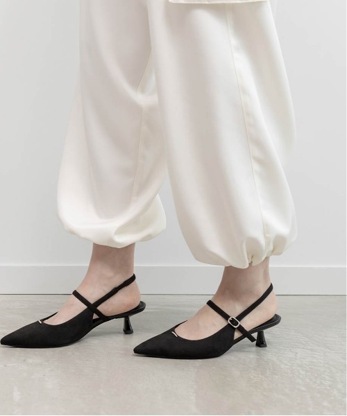 RANDA(ランダ)の「ビジューパーツバックストラップパンプス(パンプス・レディース・ブラック系その他/ブラック/ブラウン・S/L/M/LL)」の20枚目の写真