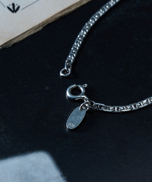 MILITARY(ミリタリー)の「【MAISON CLUB】Flat Marina Chain Bracelet Silver925 KUN(ブレスレット・メンズ・シルバー・FREE)」の2枚目の写真