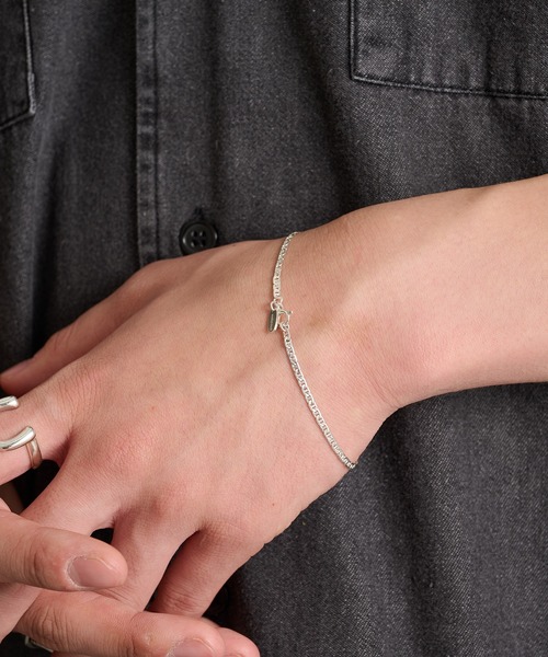 MILITARY(ミリタリー)の「【MAISON CLUB】Flat Marina Chain Bracelet Silver925 KUN(ブレスレット・メンズ・シルバー・FREE)」の6枚目の写真