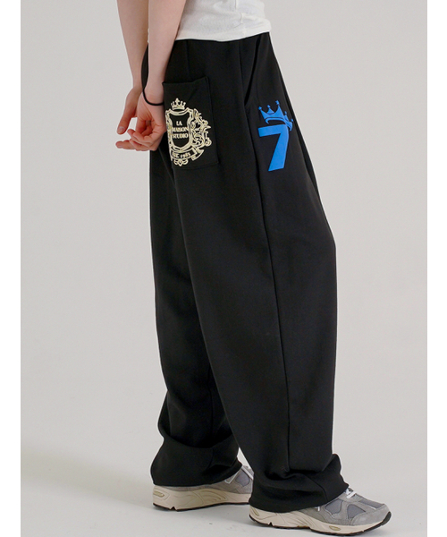 FABULOUS ARCHIVE（ファビュラスアーカイブ）の「SEVEN BALLOON PANTS BLACK(FCG1PT695M)（スウェットパンツ・レディース・ブラック・MEDIUM）」の5枚目の写真