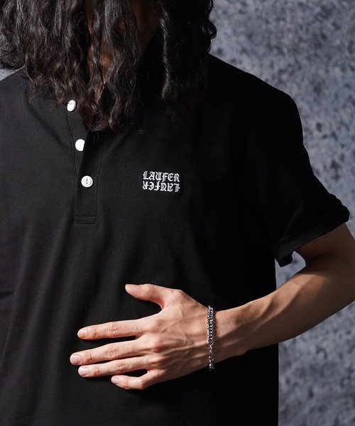 Laufer(ロイファー)の「【Laufer】ボトルラベル クロップド ヘンリーネックTシャツ / バックプリント&胸刺繍 ユニセックス(Tシャツ/カットソー・メンズ・ネイビー/ナチュラル/ブラック/スミクロ・M/S/L)」の10枚目の写真