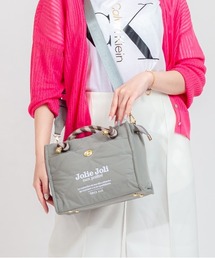 Jolie Joli（ジョリージョリ）の「【Jolie Joli/ジョリージョリ】トートバッグ　2WAY　ショルダーバッグ　ロゴ（トートバッグ）」