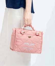 Jolie Joli（ジョリージョリ）の「【Jolie Joli/ジョリージョリ】トートバッグ　2WAY　ショルダーバッグ　ロゴ（トートバッグ）」
